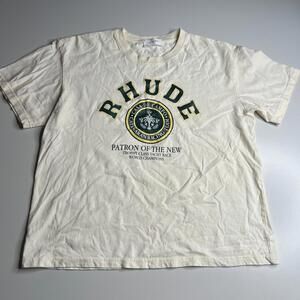 Rhude Casa De Campo Catamaran Racing‎ Graphic T-Shirt Cream Size L